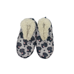 Labrador, Black Comfies Slippers
