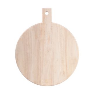 Graze Round Serving Paddle Natural 45x37x2cm