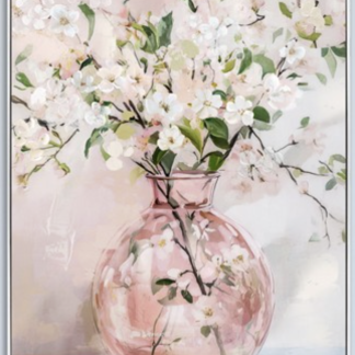 Hand Painted Cherry Blossoms Canvas