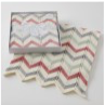 Blush Zig-Zag Knit Blanket