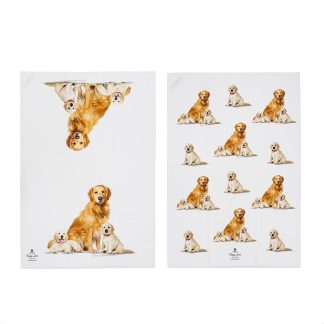 Puppy Love Golden Retriever 2pk Kitchen