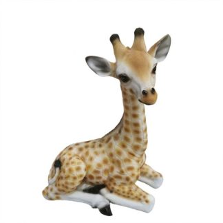 Resin Sitting Giraffe
