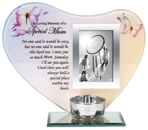 Special Mum With Candle Remembrance Photo Frame