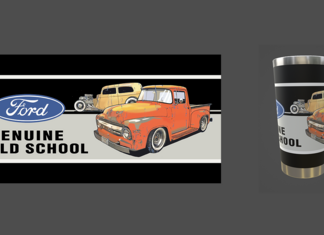 Genuine Old School Ford Stainless Steel Tumbler 20 Oz