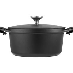 Agile Non-Stick Casserole 24cm / 4.2L Black Gift Boxed