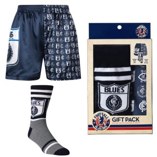 Retro Satin Boxer and Sock GIft Set XL