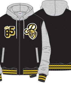 Mens Bomber Jacket W Hood