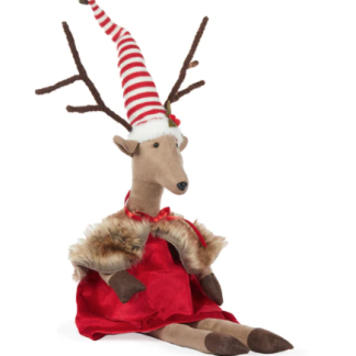 Sitting Reindeer Vixen And Blitzen