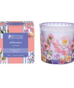 Affection Scented Candle Bergamot & Vetiver 300g Gift Boxed