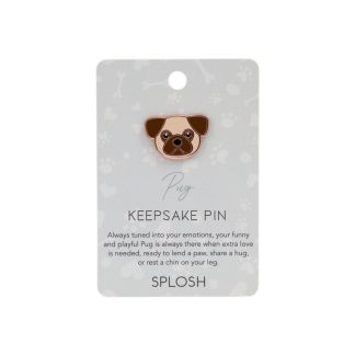 Pug Keepsake Pin