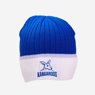 North Melbourne Kangaroos AFL Boundary Beanie
