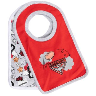 Essendon Bombers Baby Infants Bib Set