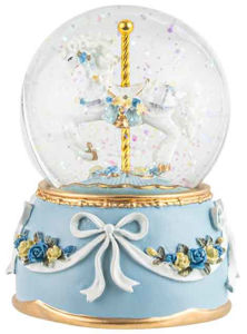 Sweet Water Globe with Music with Horse