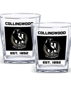 Collingwood 2 Pack Spirit Glasses