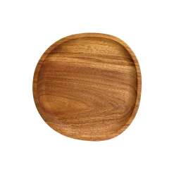 Forme Acacia Wood Organic Platter 20x20cm Natural