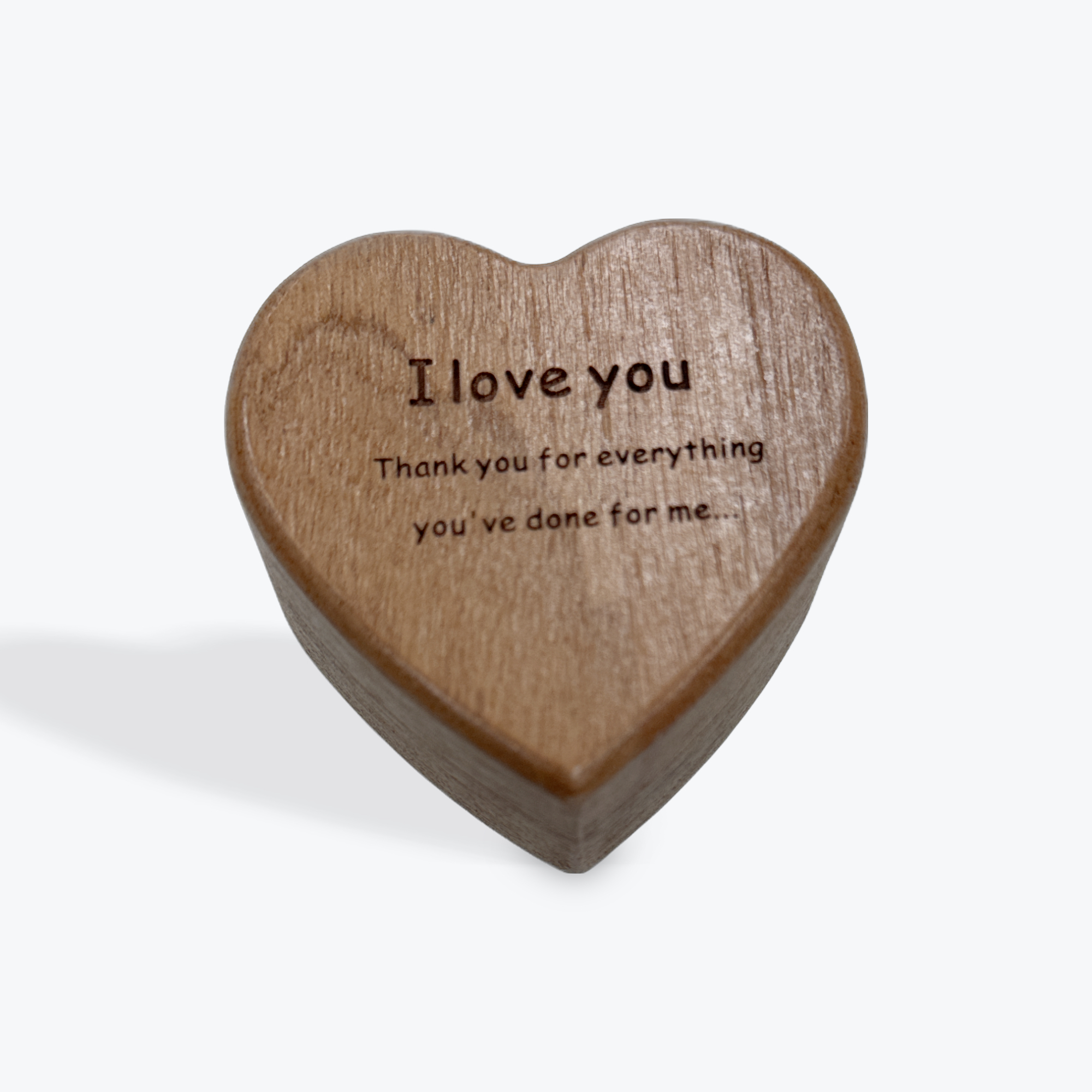 I love you Keepsake wooden Box