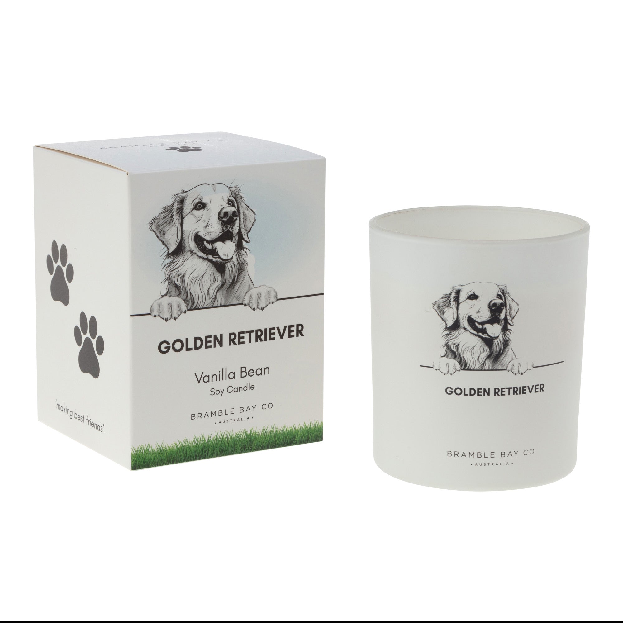 Golden Retriever Candle