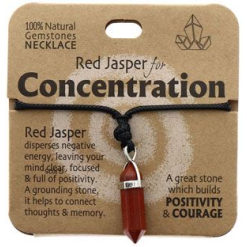 Red Jasper For Concentration Necklace