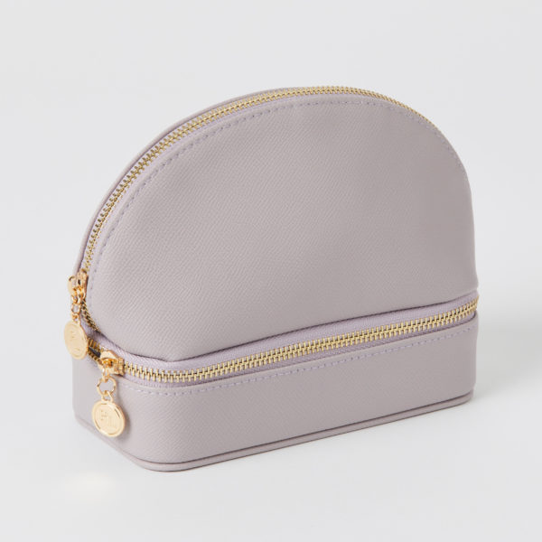 Amara Cosmetic & Jewellery Holder Case Lilac