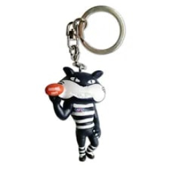 AFL Geelong Cats Team Mascot Novelty Keyring