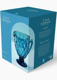 Deanna Glass Jug 1.1L Blue Gift Boxed