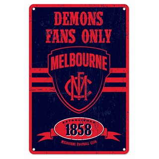 Melbourne retro Metal Sign