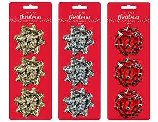 Christmas Bows 3Pk