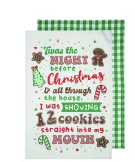 Festive Fun Assorted In SRT 2pk Kitchen Towel