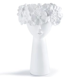 Nero Tall Planter White