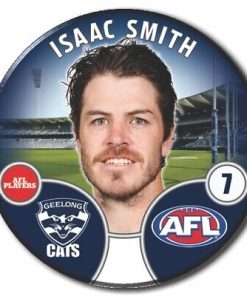 2021 AFL Geelong Player Badge -  Isaac Smith