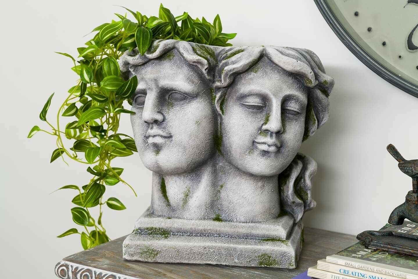 Grecian Two Faces Planter
