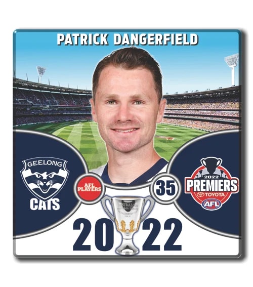Geelong Cats 2022 AFL Patrick Dangerfield Ceramic Coaster