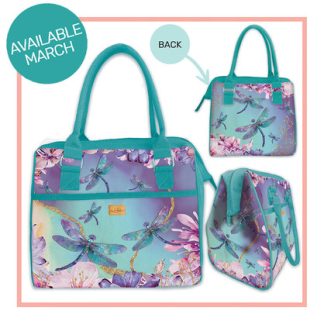 Lunch Tote Cooler Bag Delightful Dragonflies