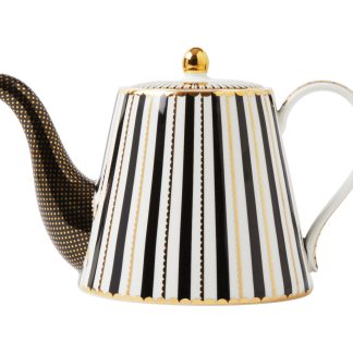 Regency Teapot With Infuser 1lt Black