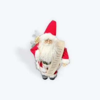 Standing Santa Claus Red Santa List