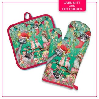 Oven Mitt and Pot Holder Christmas Capers.