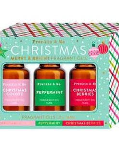 Xmas Fragrance Oil Merry and Bright 3pk