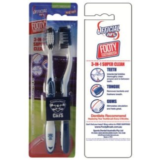 Geelong Cats Toothbrush Twin Pack