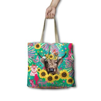 Carnival Cow Shopping Bag.