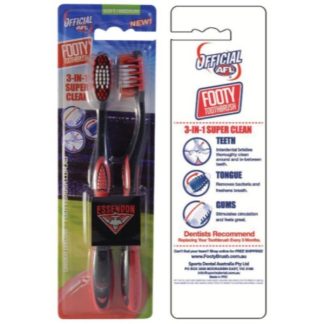 Essendon Bombers Toothbrush Twin Pack