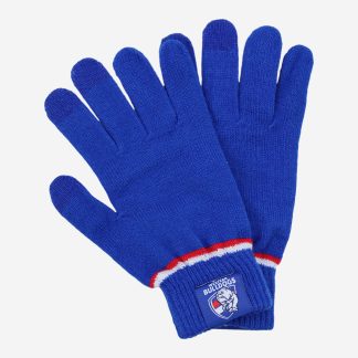 Western Bulldogs Afl Touchscreen Gloves