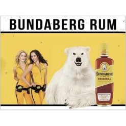 Bundy Embossed Tin Sign