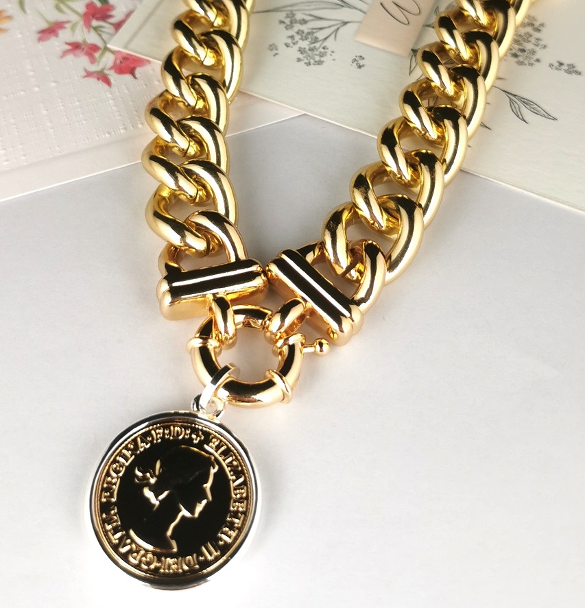 Gold Necklace Coin Fashion Jewellery