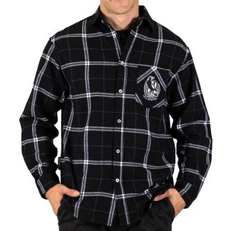 AFL Collingwood 'Mustang' Flannel Shirt 3XL