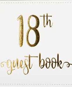 18th Guest Book - White