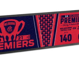 Melbourne Demons AFL Premiers 2021 Bar Runner Premiership Bar Mat