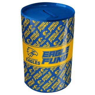 West Coast Eagles Tin Money Box