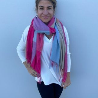 Scarf Woven Winter Light