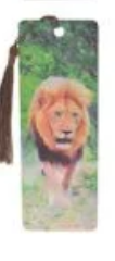 3D Lion Bookmark