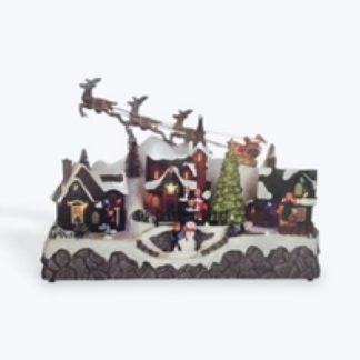 Christmas LED Flying Deer Small Musical